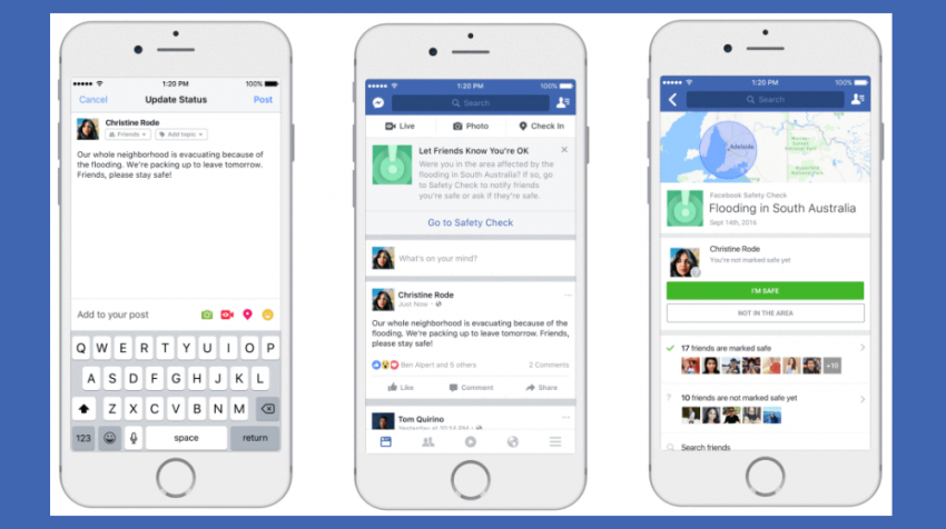 Facebook Unveils New Community Help, Safety Check, Donation and Non-Profit Partnership Tools